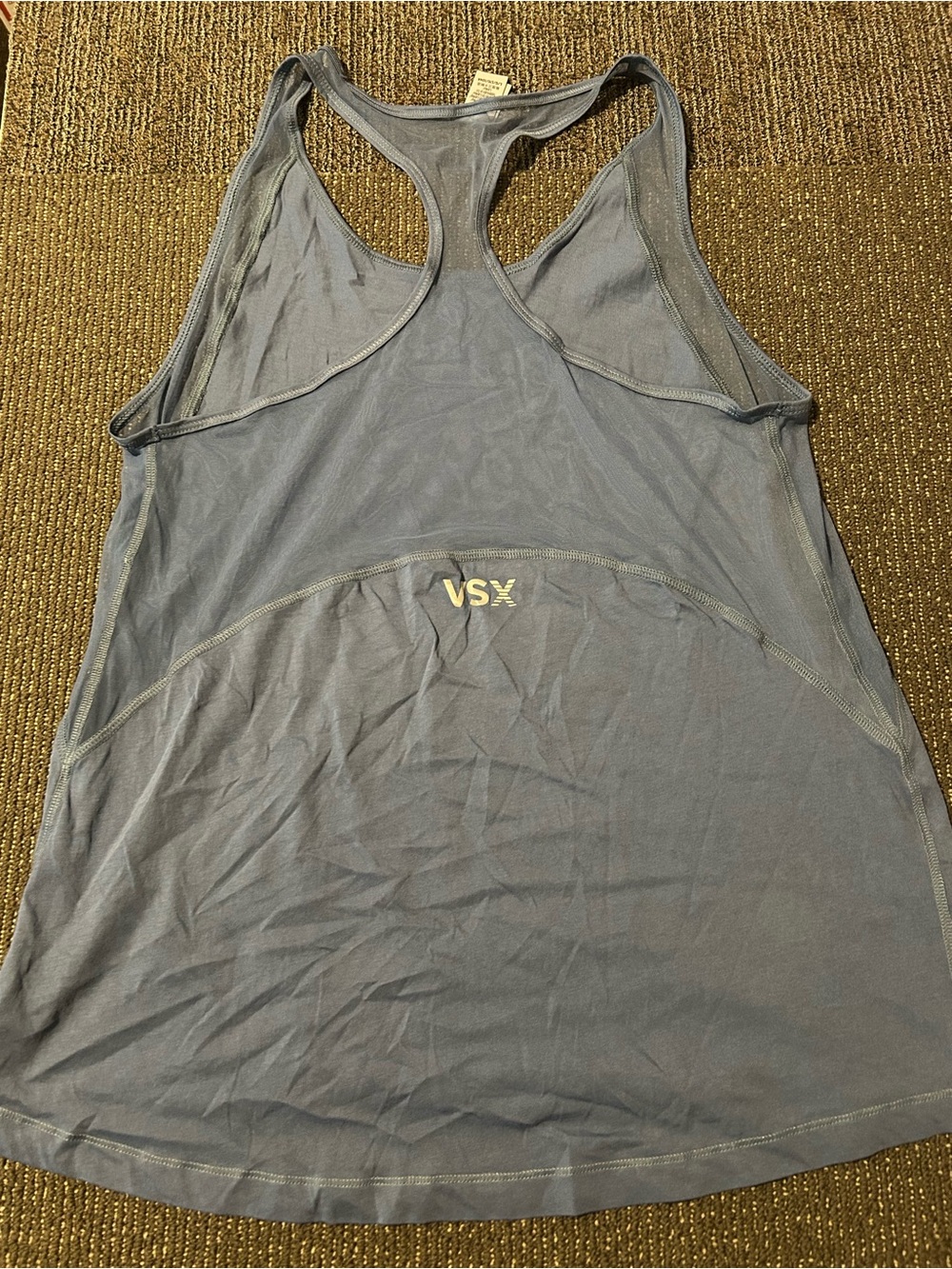 VSX Light Blue Racerback Performance Tank - Picture 3 of 3